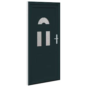 Přední dveře 110 x 210 cm PVC Antracitová - obrázek 5