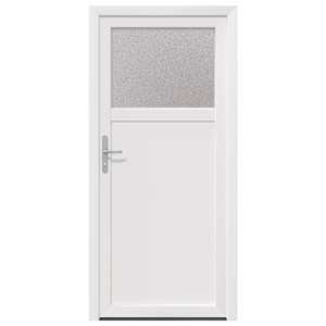 Boční vstupní dveře Bílá 98 x 198 cm PVC - obrázek 2