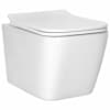 vidaXL Seinapealne WC-pott Keraamiline Valge