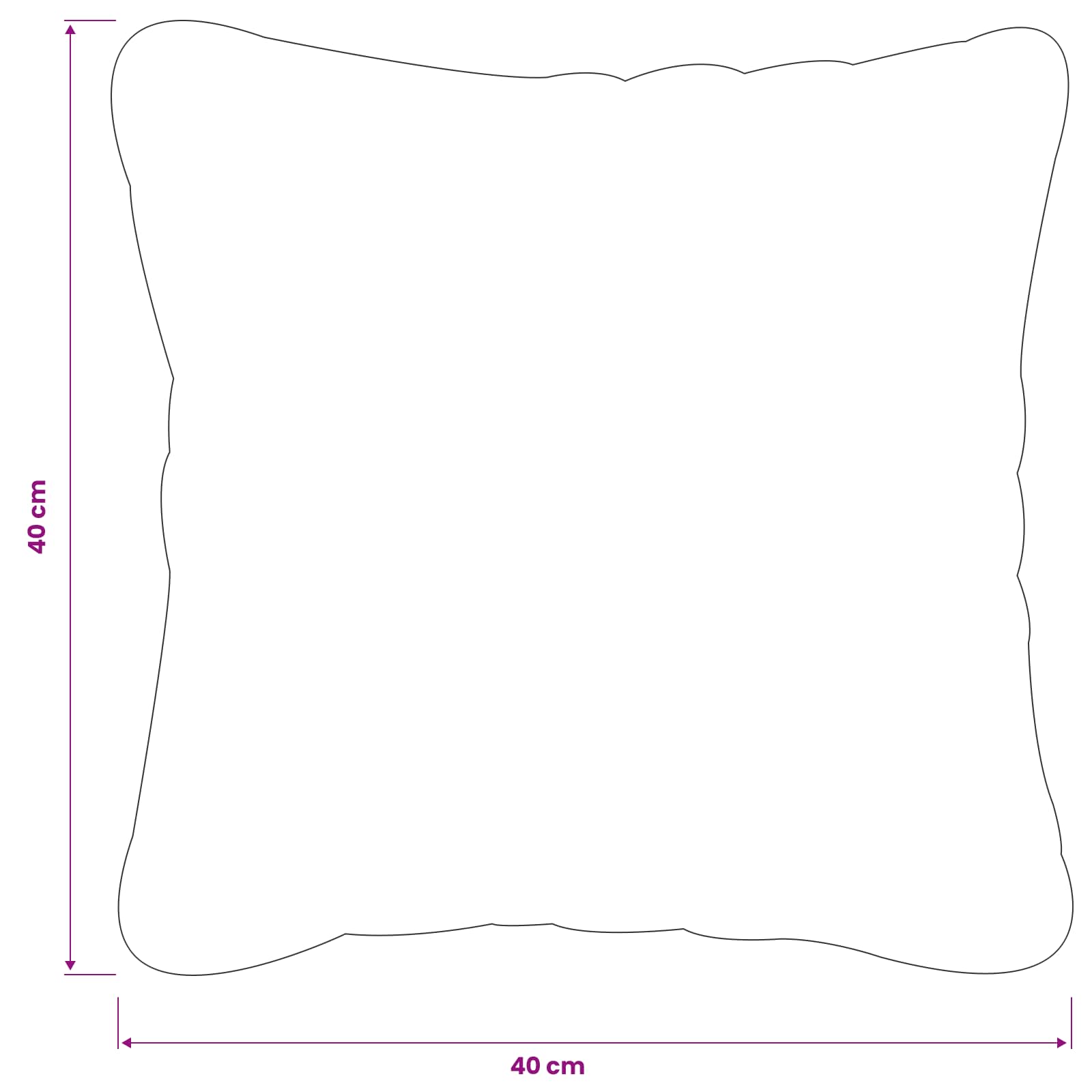 Kussen met kussen HEERLEN 12 st Zwart fluweel image 12
