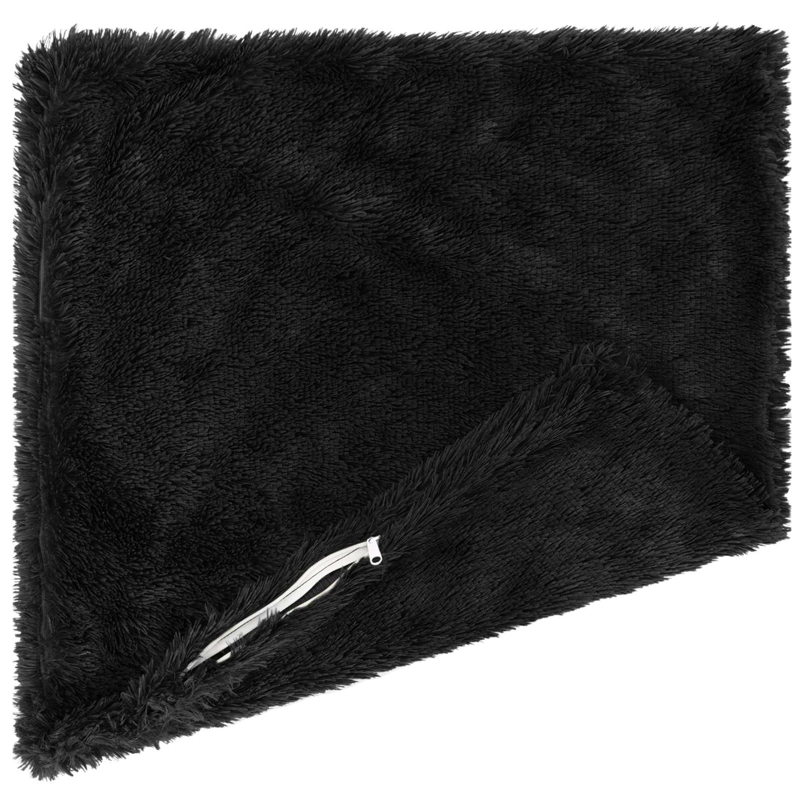 Kussen met kussen HEERLEN 6 st Zwart PV Fleece image 3