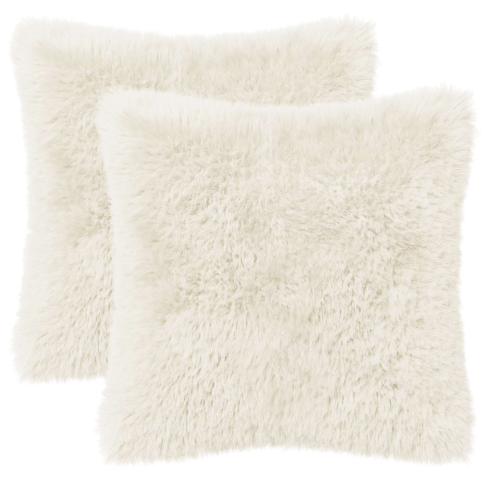Kussen met kussen HEERLEN 2 st Wit PV Fleece image 2