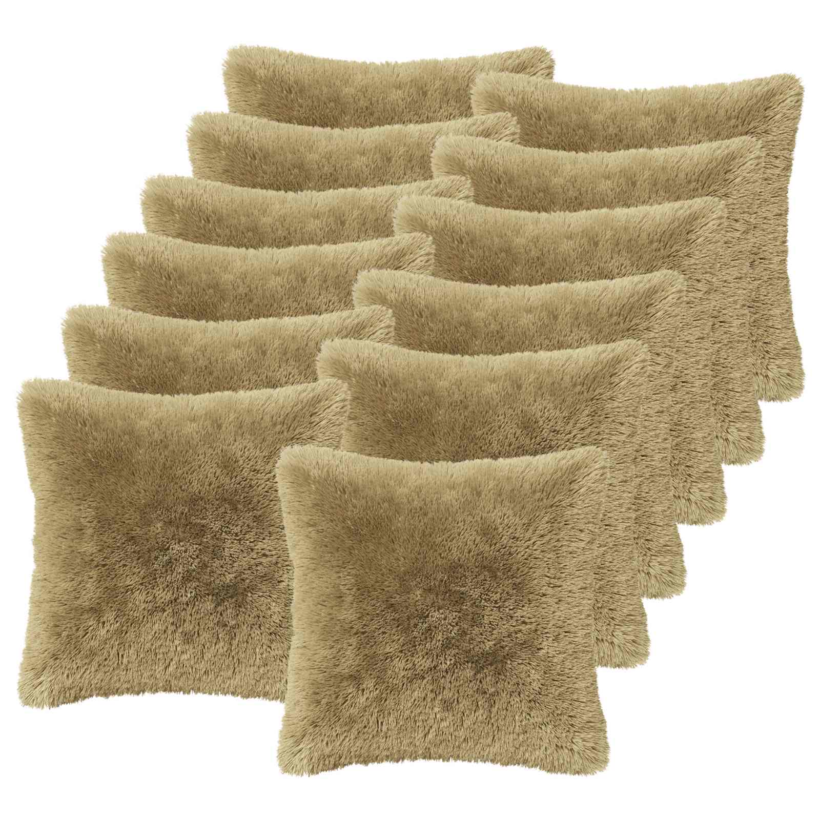 Kussen met kussen HEERLEN 12 st Lichtgrijs PV Fleece image 1