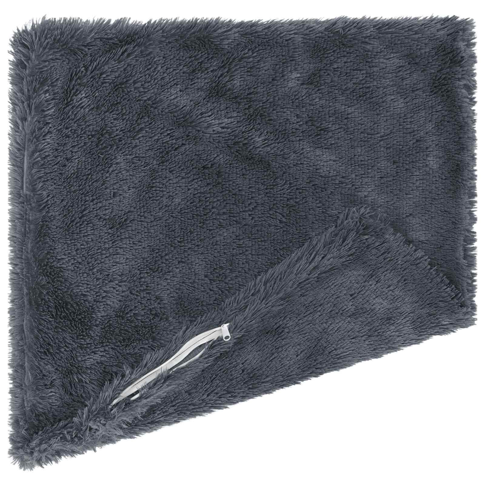 Kussen met kussen HEERLEN 6 st Antraciet PV Fleece image 3