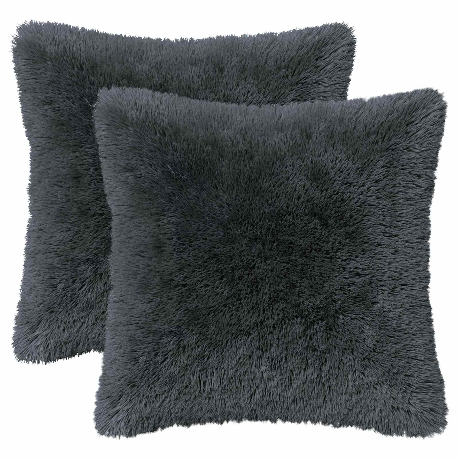 Kussen met kussen HEERLEN 6 st Antraciet PV Fleece image 1