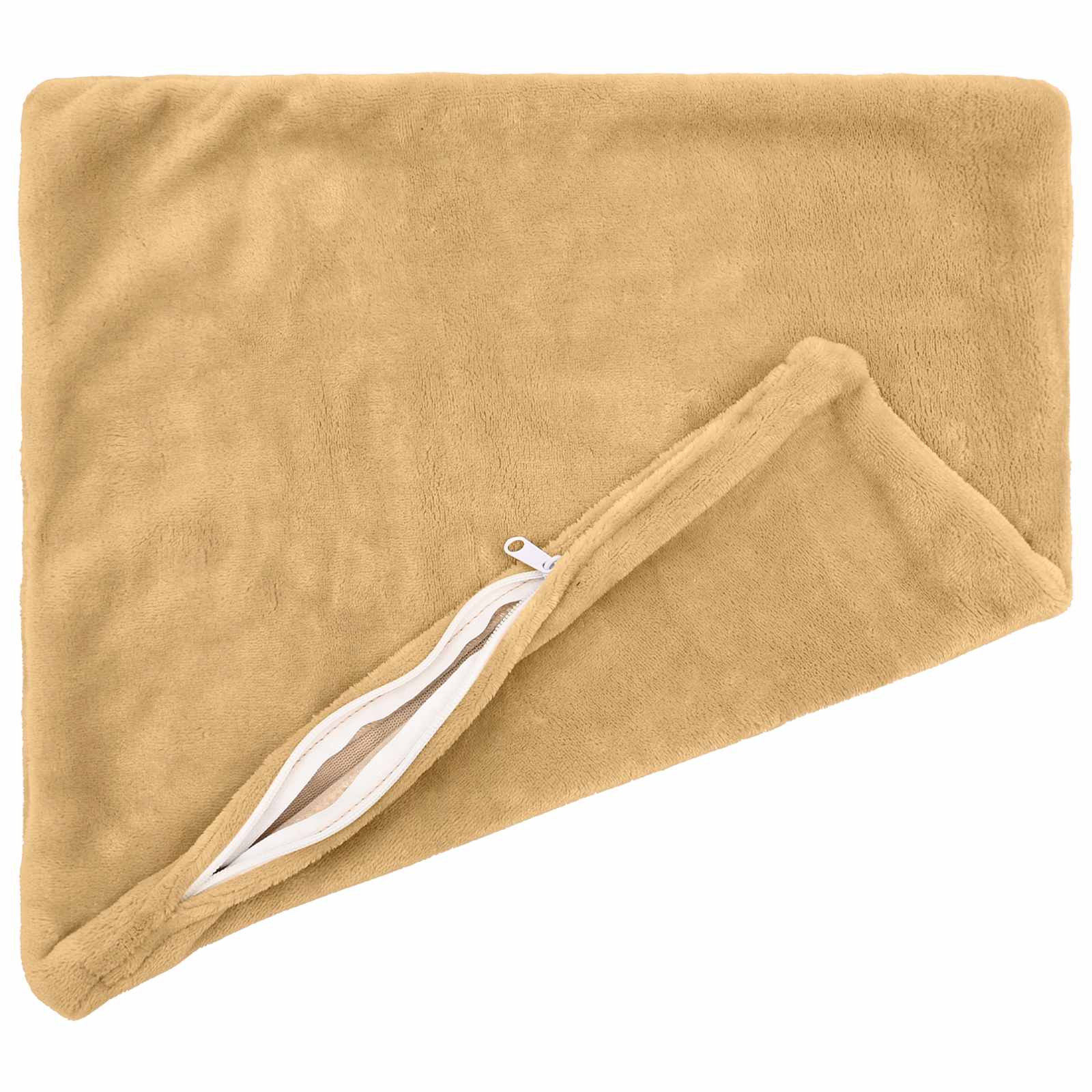 vidaXL Dekenkussen - 12 - st - HEERLEN - Taupe - 40 - x - 40 - cm - Flanel, foto 4