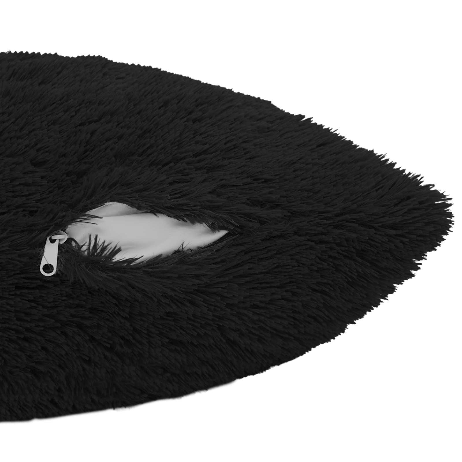 Kussen met kussen HEERLEN 6 st Zwart PV Fleece image 5