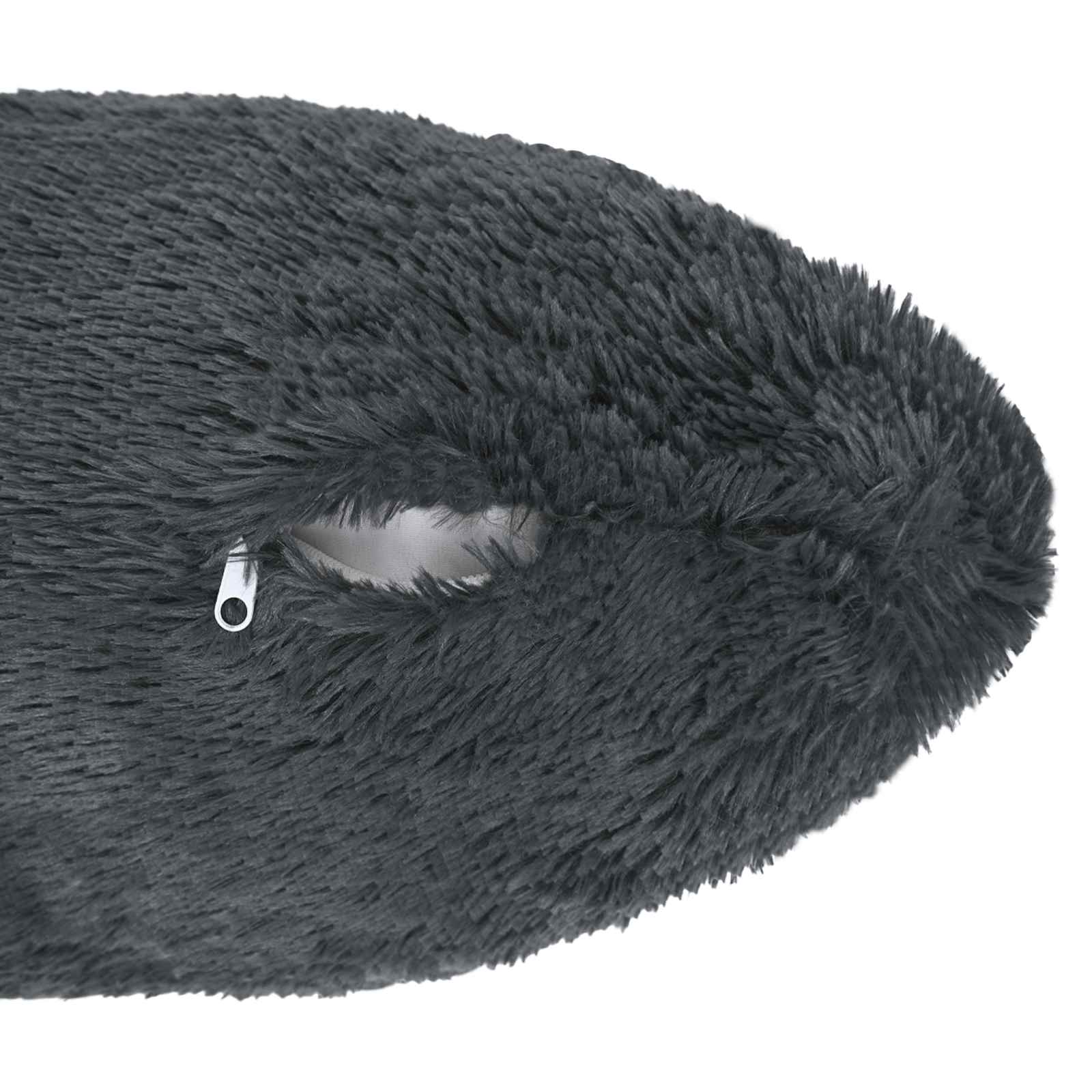 Kussen met kussen HEERLEN 6 st Antraciet PV Fleece image 5