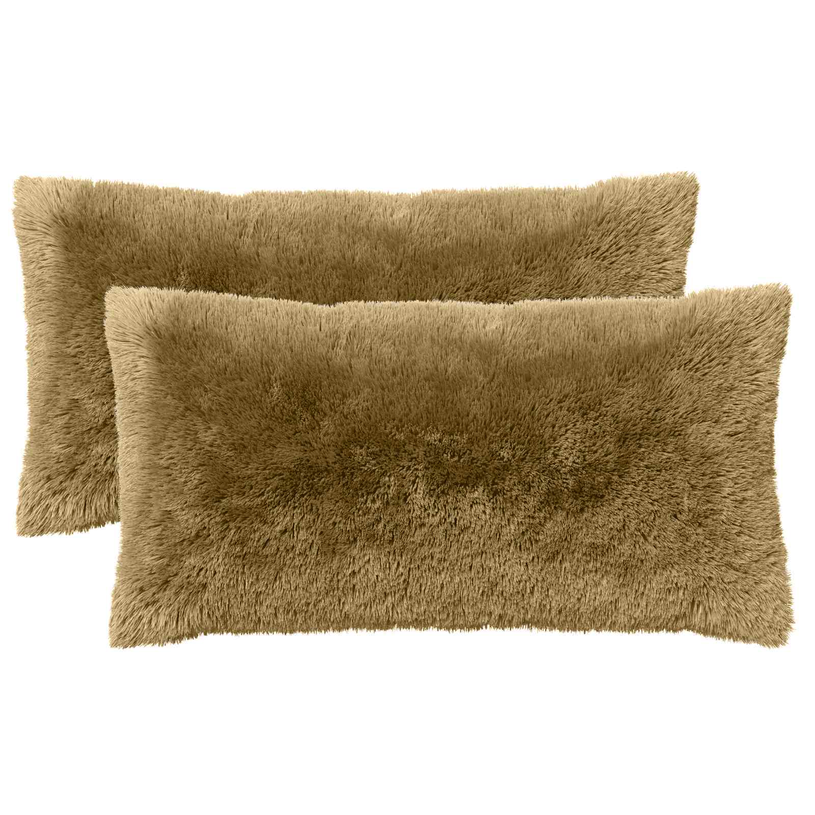 Kussen met kussen HEERLEN 2 st Lichtgrijs PV Fleece image 1