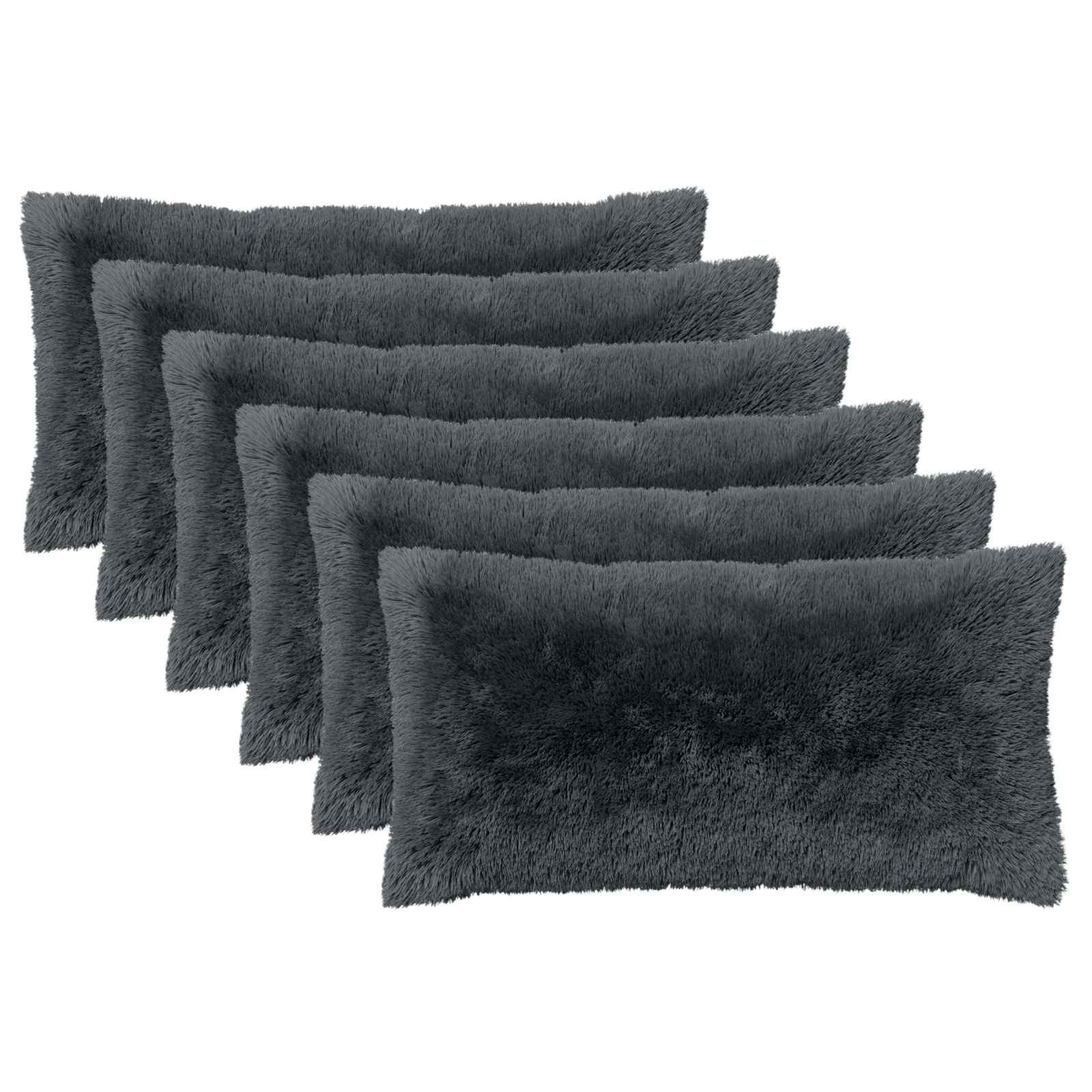 Kussen met kussen HEERLEN 2 st Antraciet PV Fleece image 1