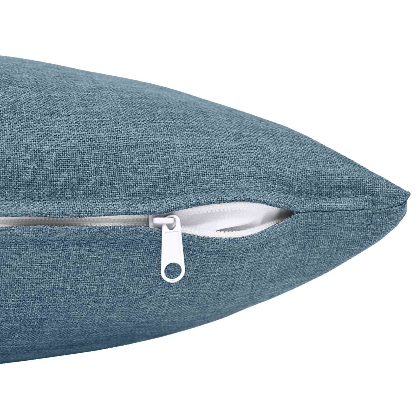 Kussen met kussen HEERLEN 2 st Jeans Blauw Stof image 4
