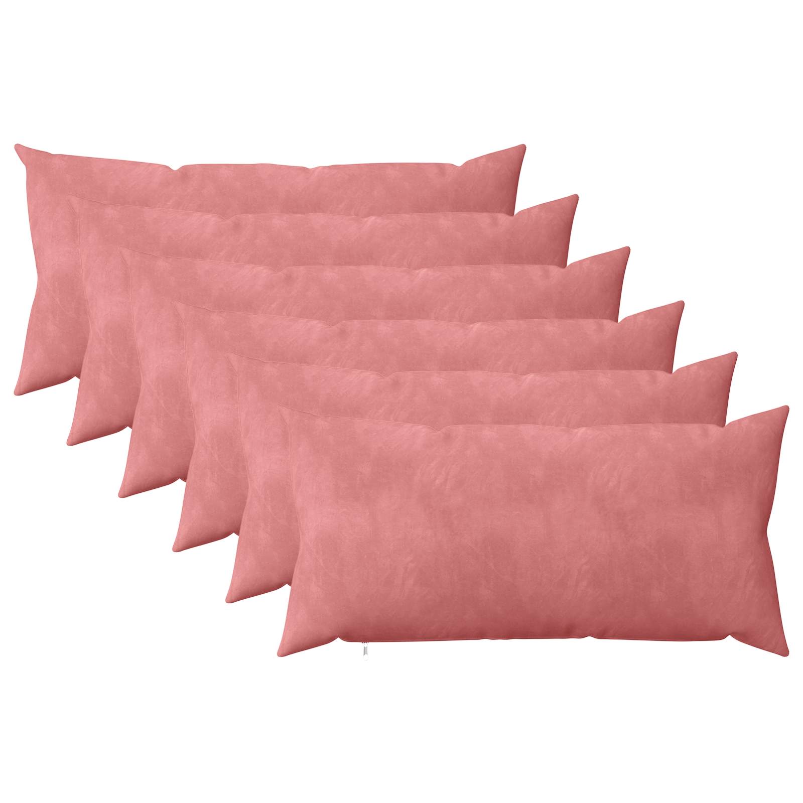 Kussen met kussen HEERLEN 6 st Roze fluweel image 1