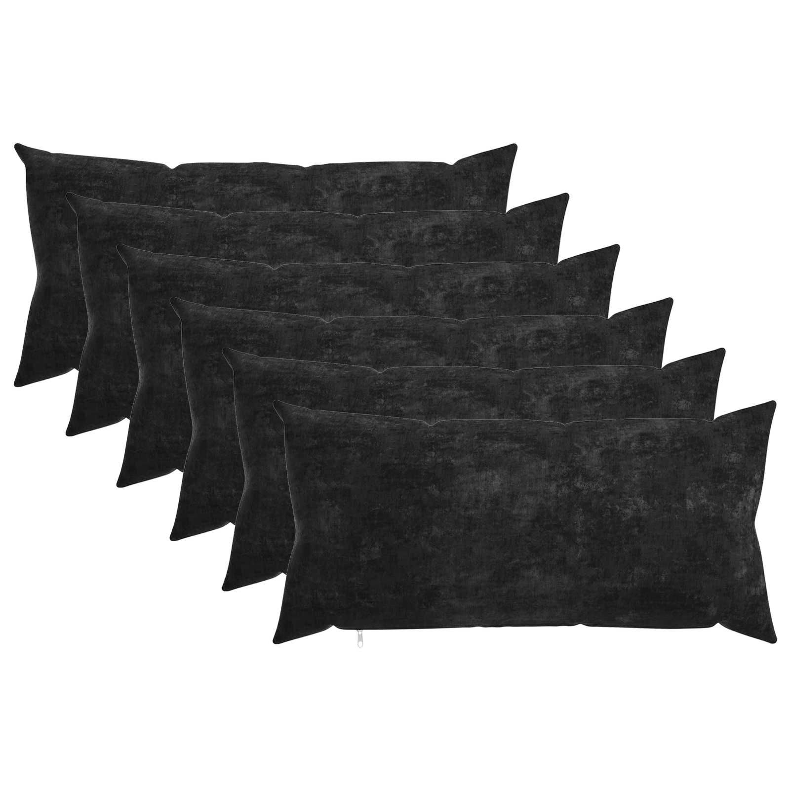 Blazina 6 kos HEERLEN Antracit 40 x 80 cm Kovinska tkanina