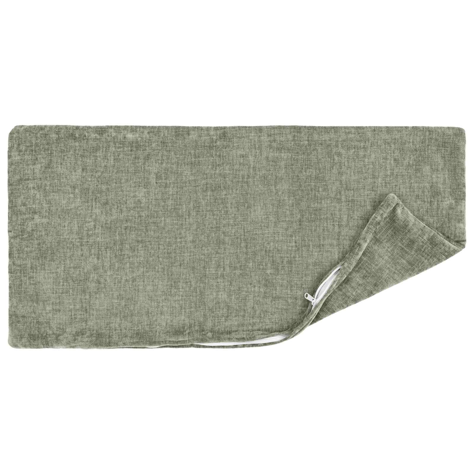 vidaXL Wurfkissen 12 stk. HEERLEN Grün 40 x 80 cm Chenille-Stoff – Bild 4