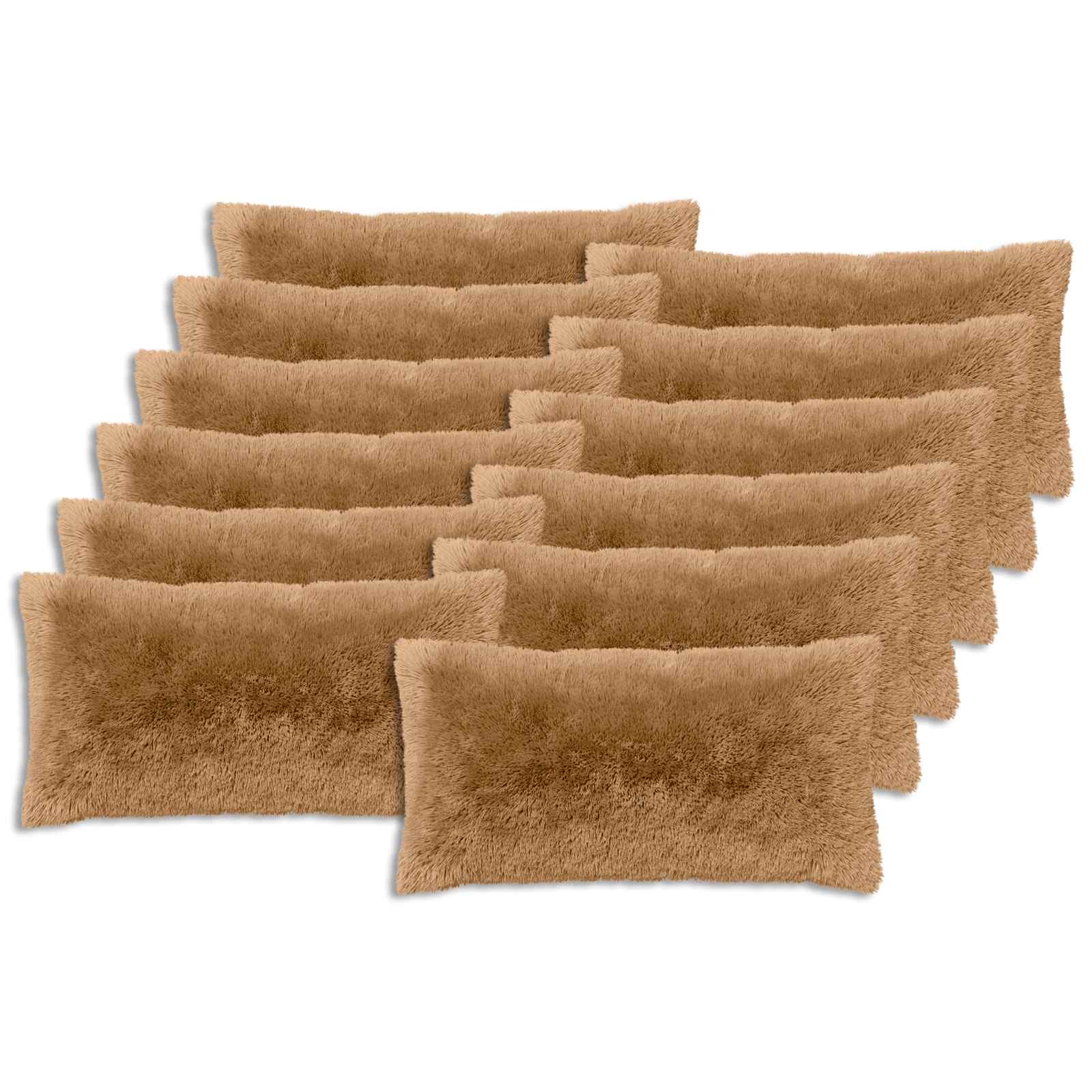 Kussen met kussen HEERLEN 12 st Taupe PV Fleece image 1