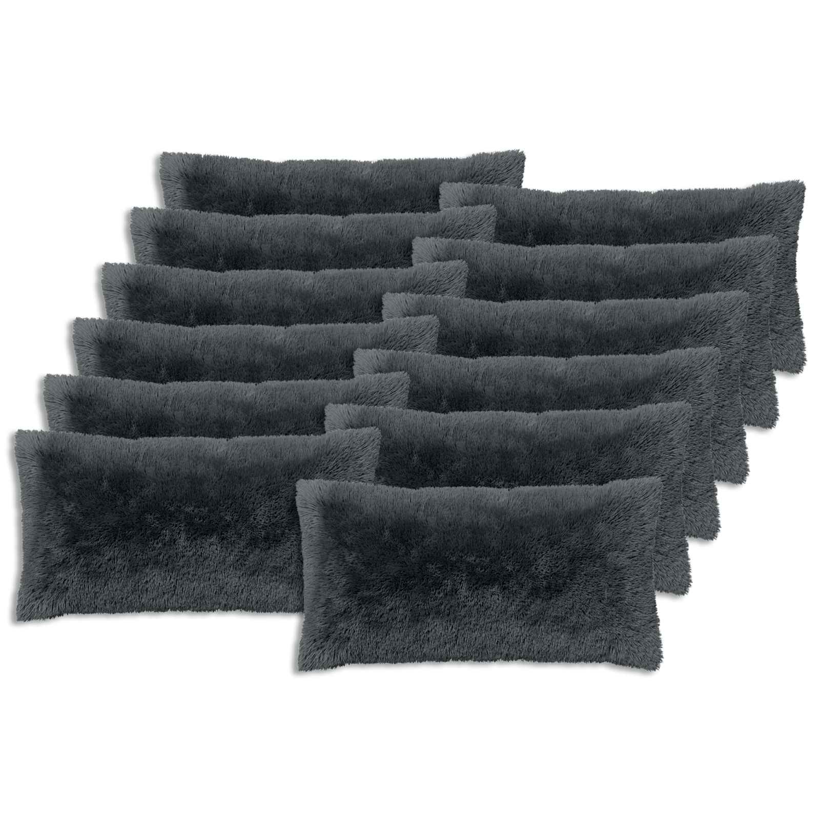Kussen met kussen HEERLEN 12 st Antraciet PV Fleece image 1