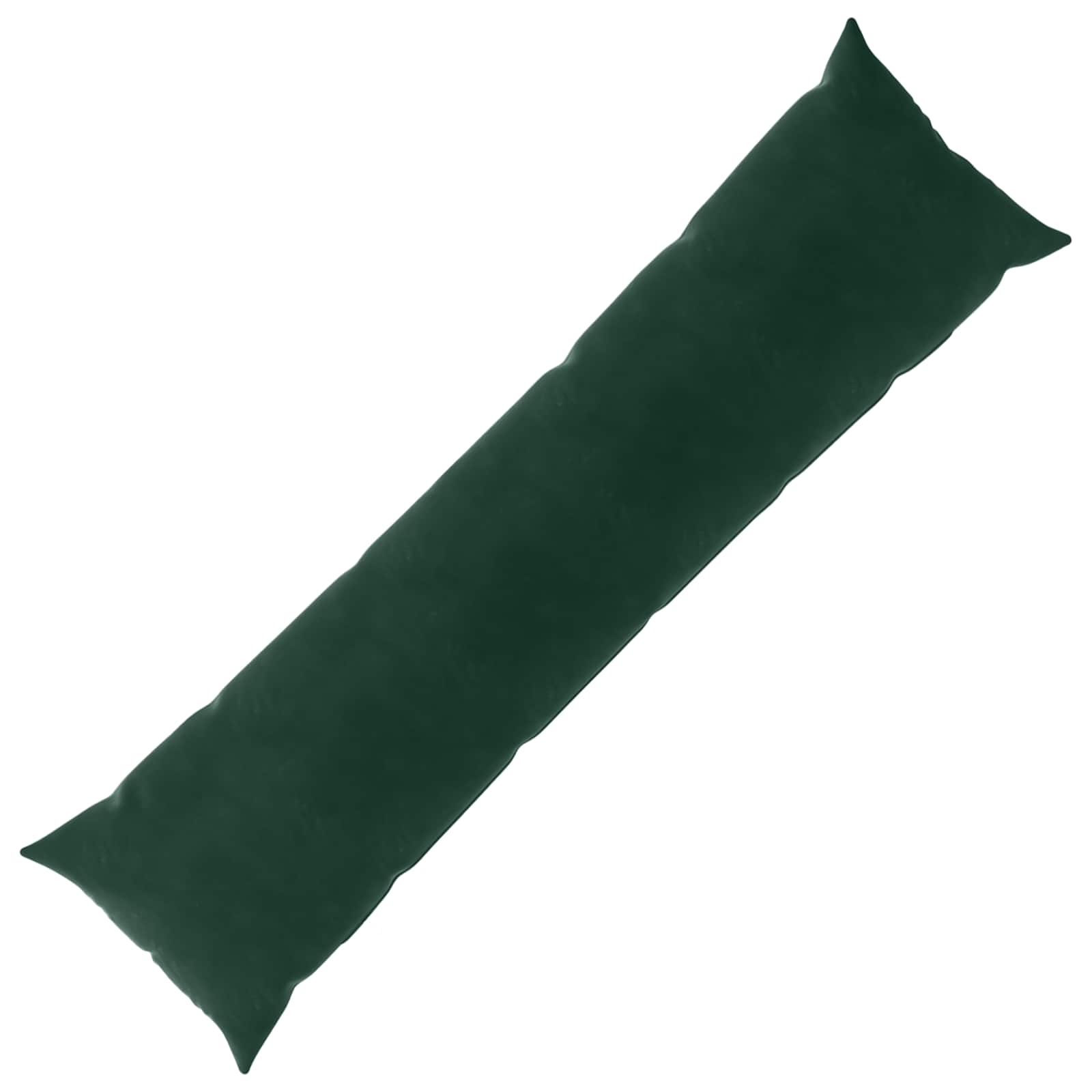 Kussen met kussen HEERLEN Donkergroen 40 x 145 cm fluweel image 1