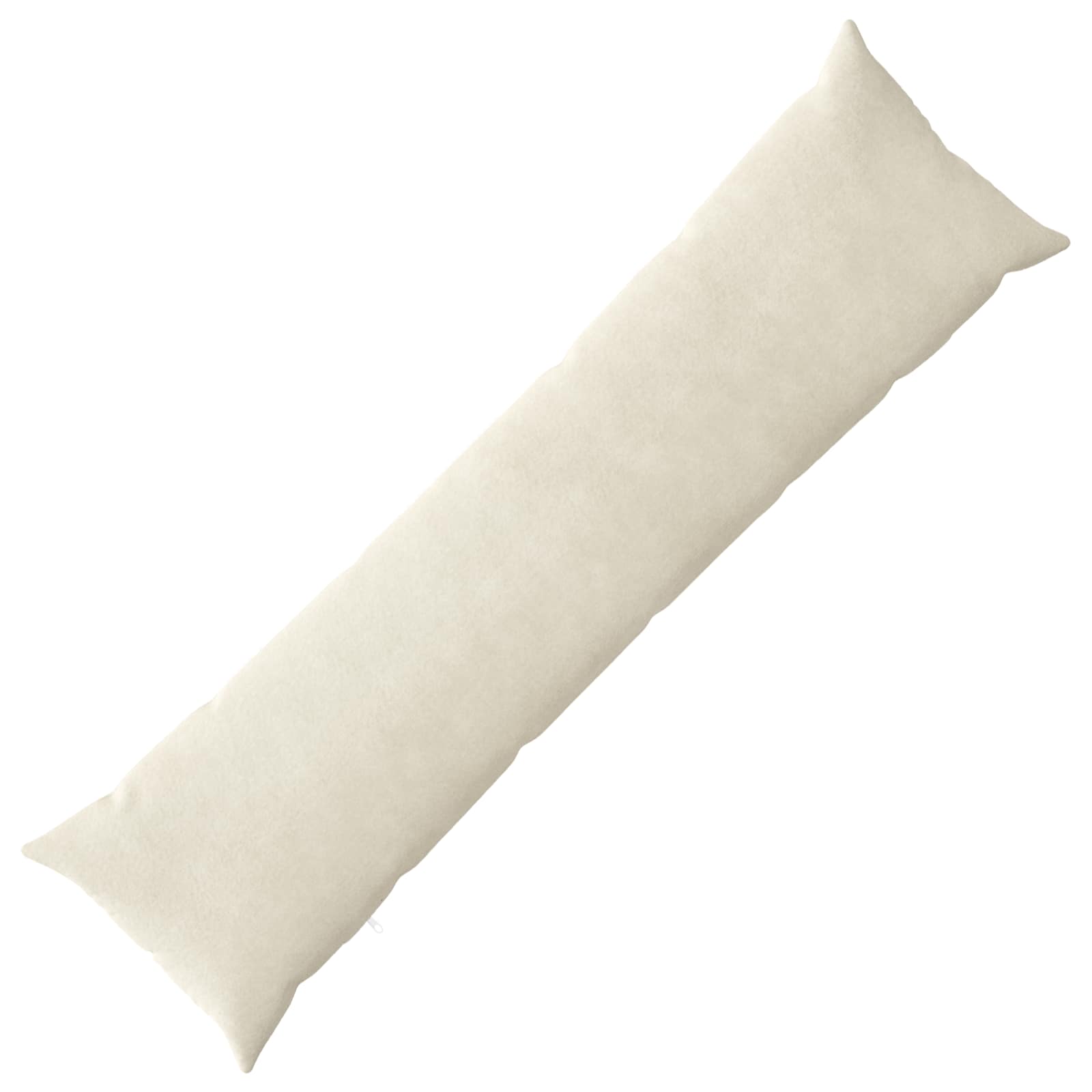 vidaXL Polštář HEERLEN Krémová 40 x 145 cm Mikrovláknová fleece
