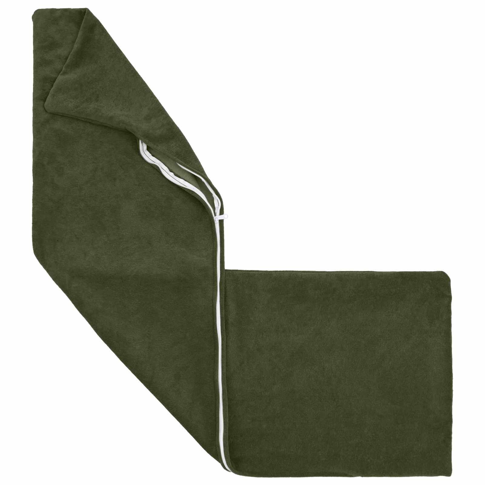 vidaXL Plaid kussen 2 st HEERLEN Groen 40 x 145 cm Microfiber Fleece, foto 4