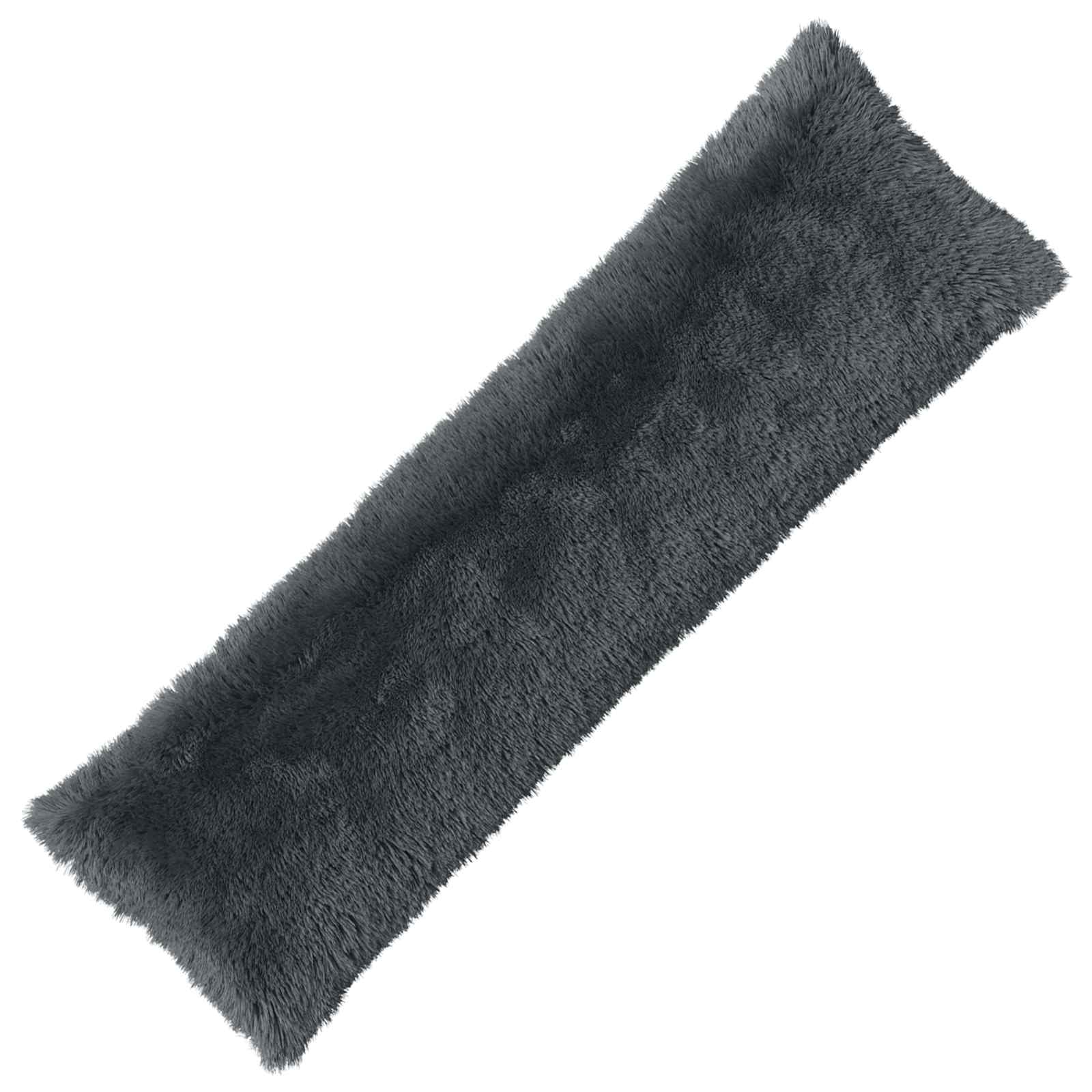Kussen met kussen HEERLEN Antraciet 40 x 145 cm PV Fleece image 1