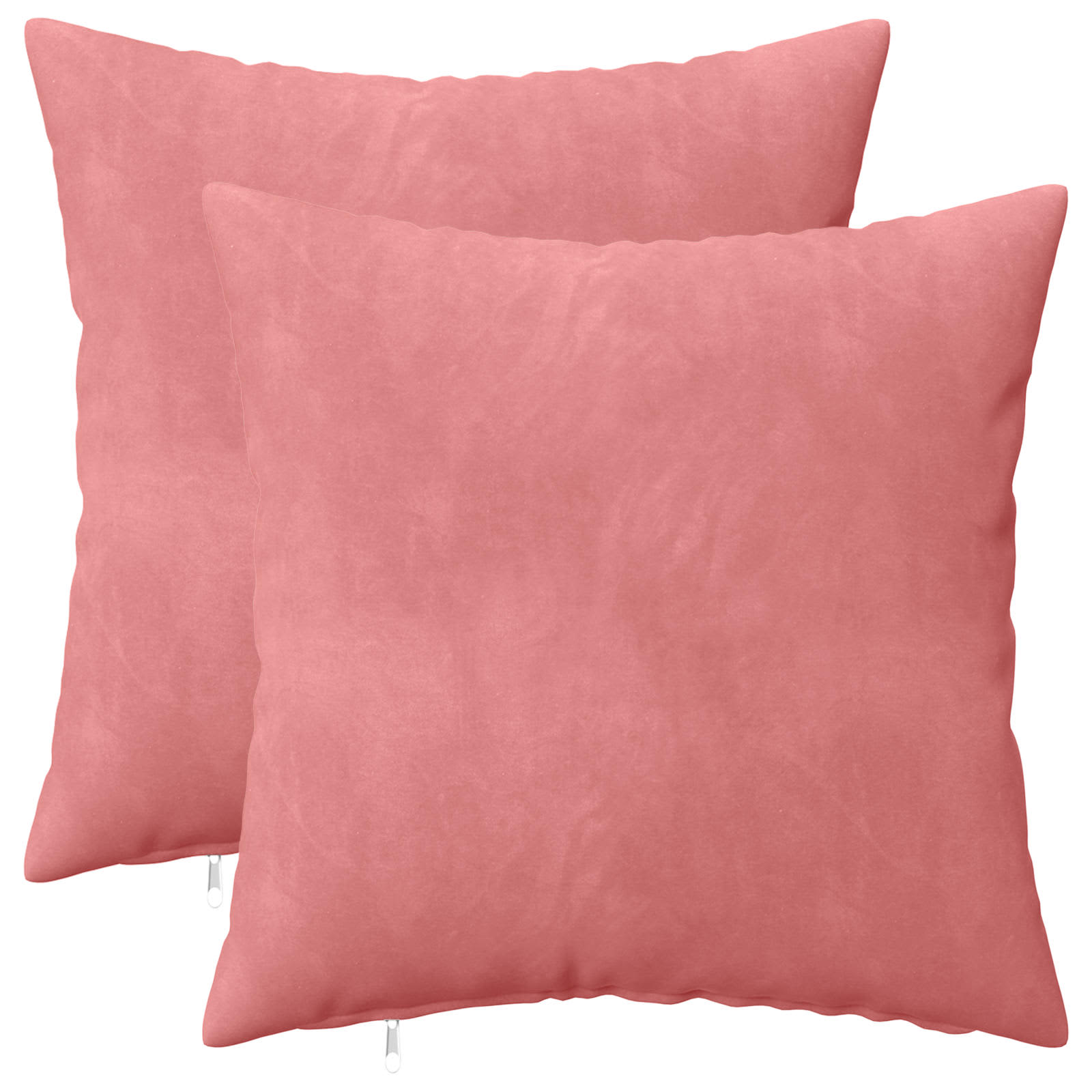 Kussen met kussen HEERLEN 2 st Roze fluweel image 1