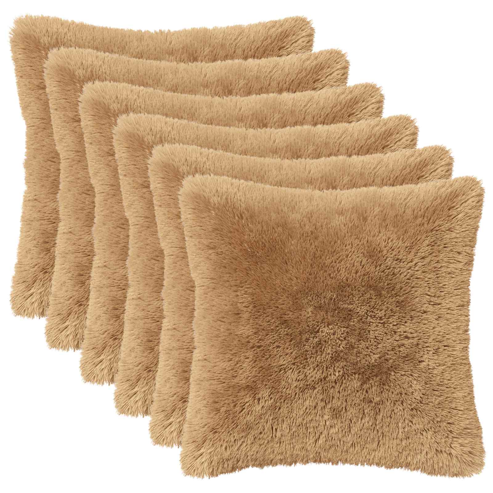 Kussen met kussen HEERLEN 12 st Taupe PV Fleece image 1