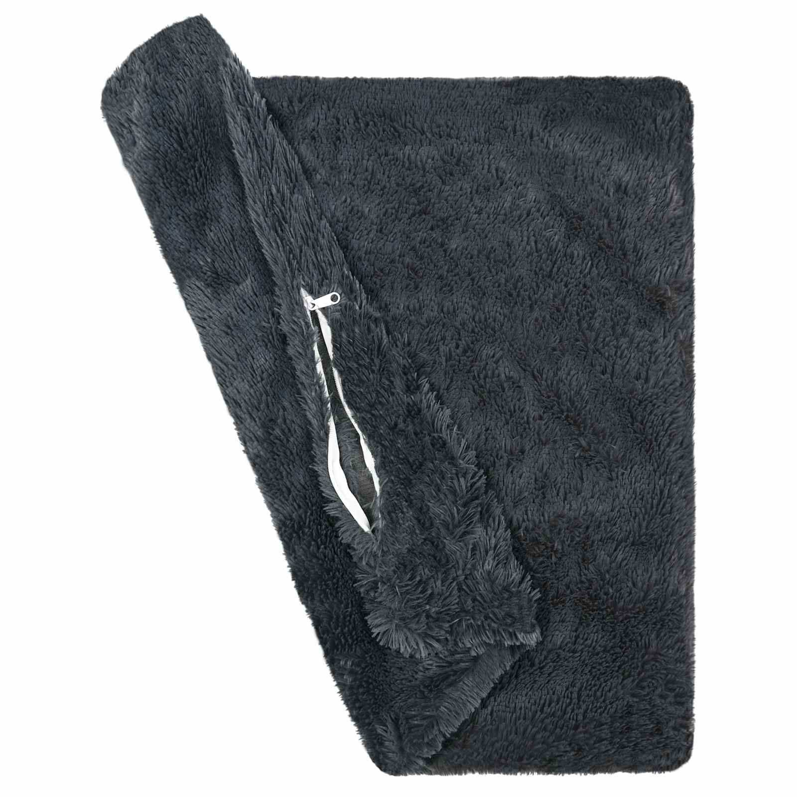 Kussen met kussen HEERLEN 12 st Antraciet PV Fleece image 3