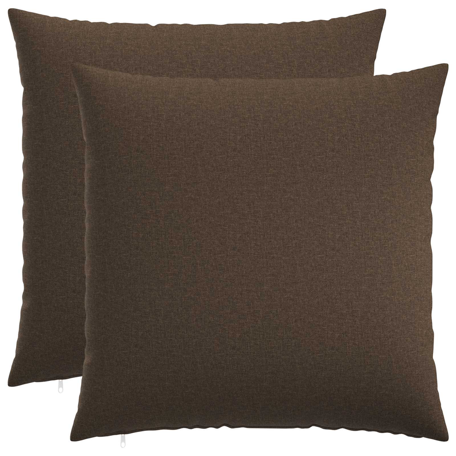 Kussen met kussen HEERLEN 2 st Taupe Stof image 1