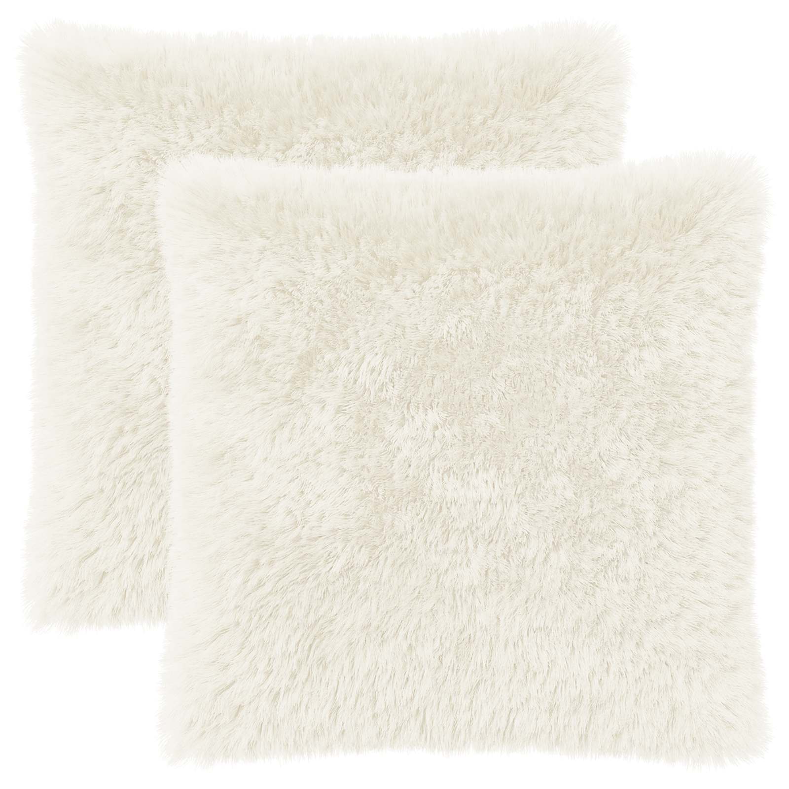 Kussen met kussen HEERLEN 2 st Wit PV Fleece image 2