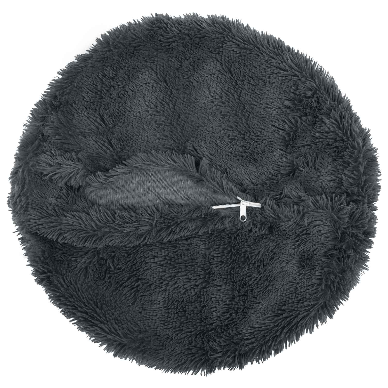 Kussen met kussen HEERLEN 6 st Antraciet PV Fleece image 3