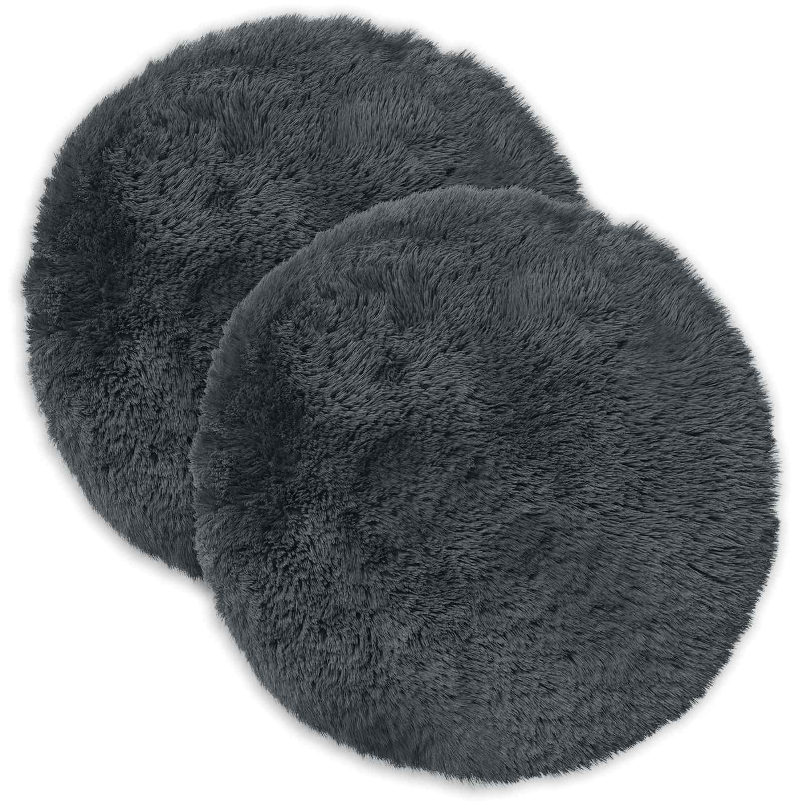 Kussen met kussen HEERLEN 6 st Antraciet PV Fleece image 1