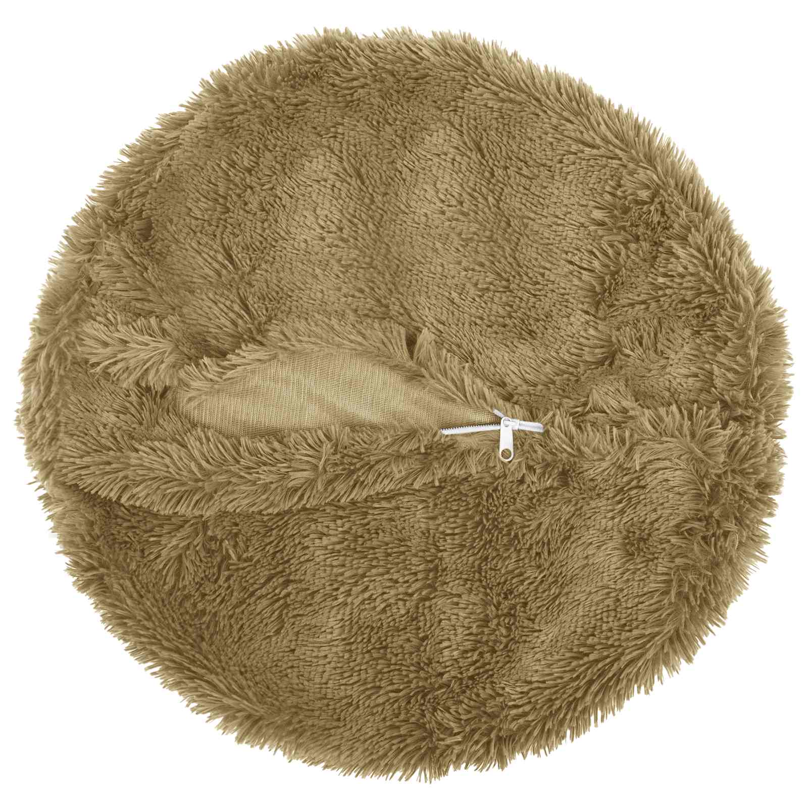 Kussen met kussen HEERLEN 2 st Lichtgrijs PV Fleece image 3