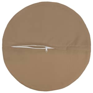 Odhazovací polštář 2 ks HEERLEN Taupe Průměr 60 cm Polyester - obrázek 5