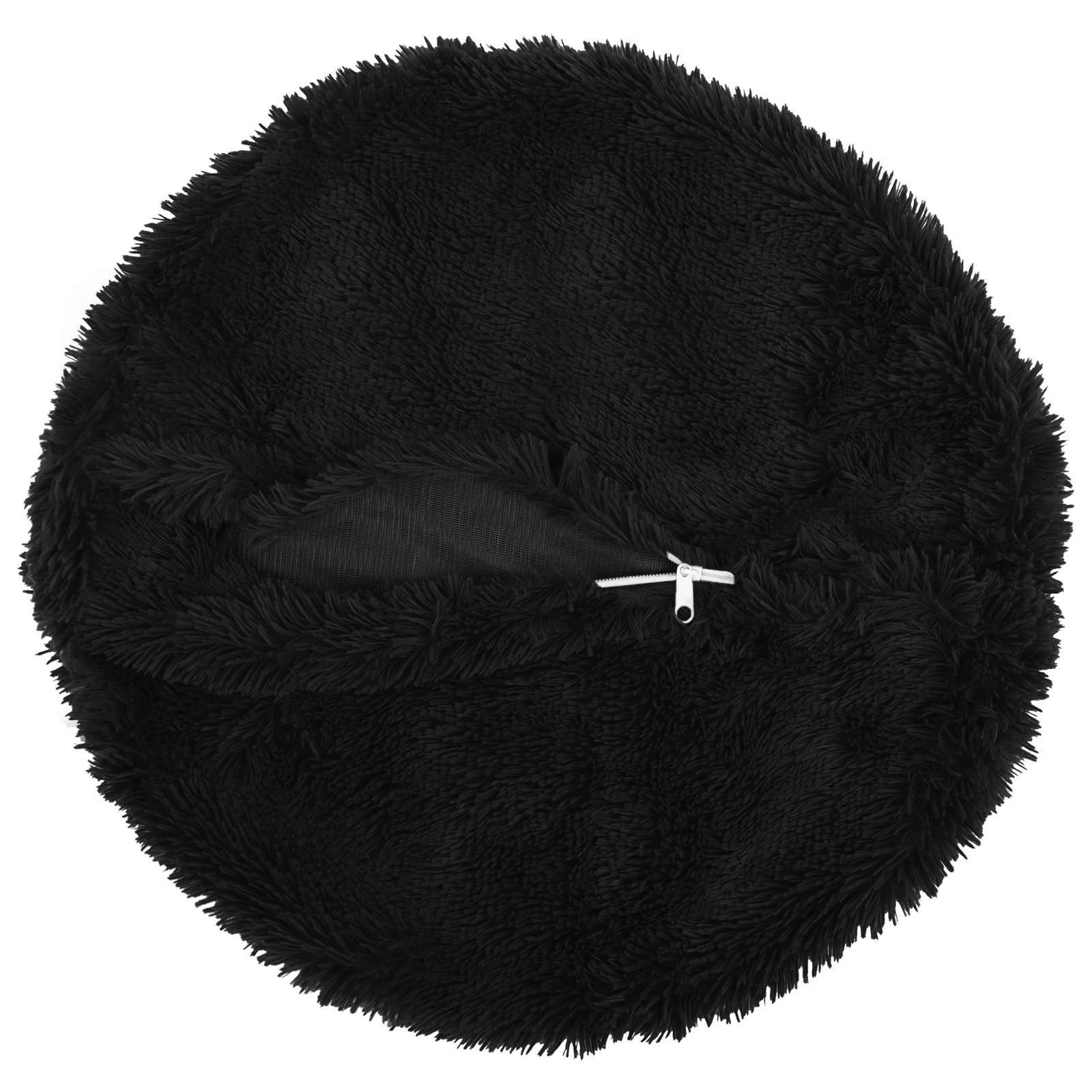 Kussen met kussen HEERLEN 2 st Zwart PV Fleece image 3