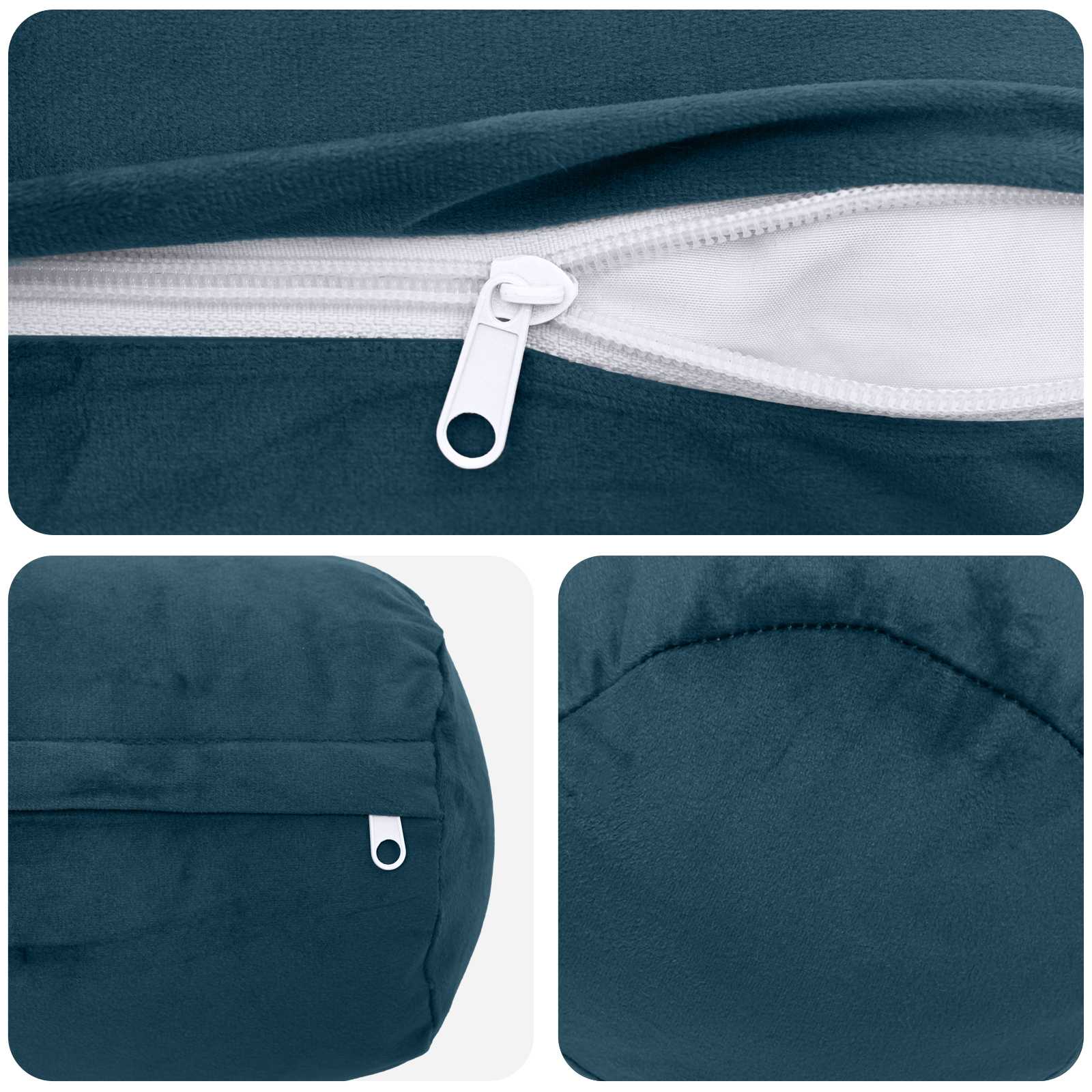 Kussen met kussen HEERLEN 6 st Blauw fluweel image 5