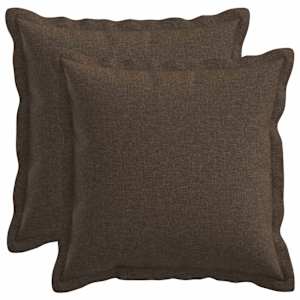 vidaXL Padi padjaga HOUTEN 2 tk Pruunikashall Kunstlinen