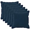vidaXL Padi 6 tk HOUTEN Sinine 30 x 30 cm Mikrofliis