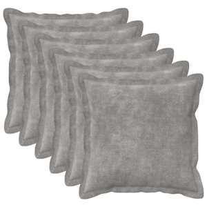vidaXL Padi 6 tk HOUTEN Helehall 30 x 30 cm Mikrofliis