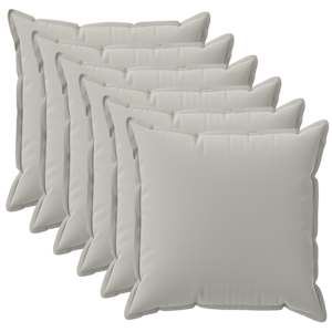 Odhazovací polštář 6 ks HOUTEN Šedá 30 x 30 cm Polyester - obrázek 2