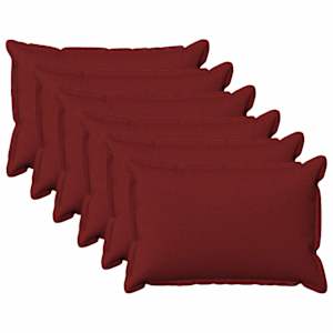 vidaXL Padi padjaga HOUTEN 6 tk Veinpunane Kunstlinen