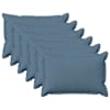 vidaXL Padi padjaga HOUTEN 6 tk Jeans sinine Kunstlinen
