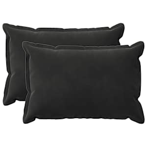 vidaXL Padi padjaga HOUTEN 2 tk Must Samet