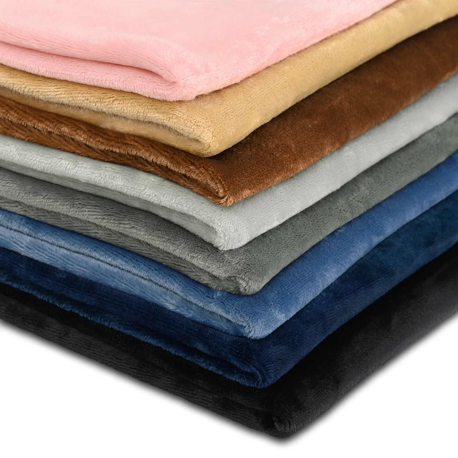 Dekorativna blazina 6 kos HOUTEN Temno siva 35 x 35 cm Flanel