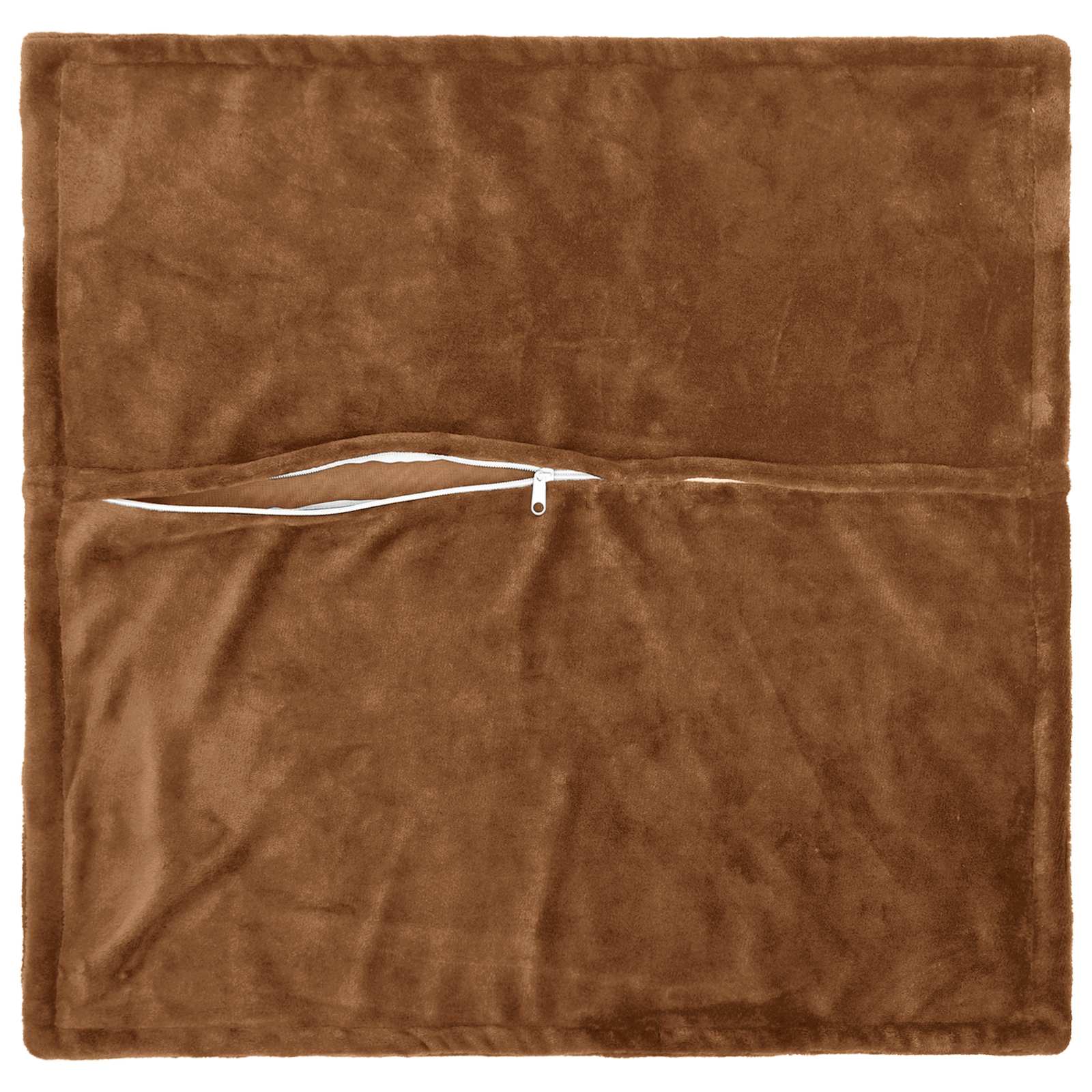 Dekorativna blazina 6 kos HOUTEN Svetlo rjava 35 x 35 cm Flanel