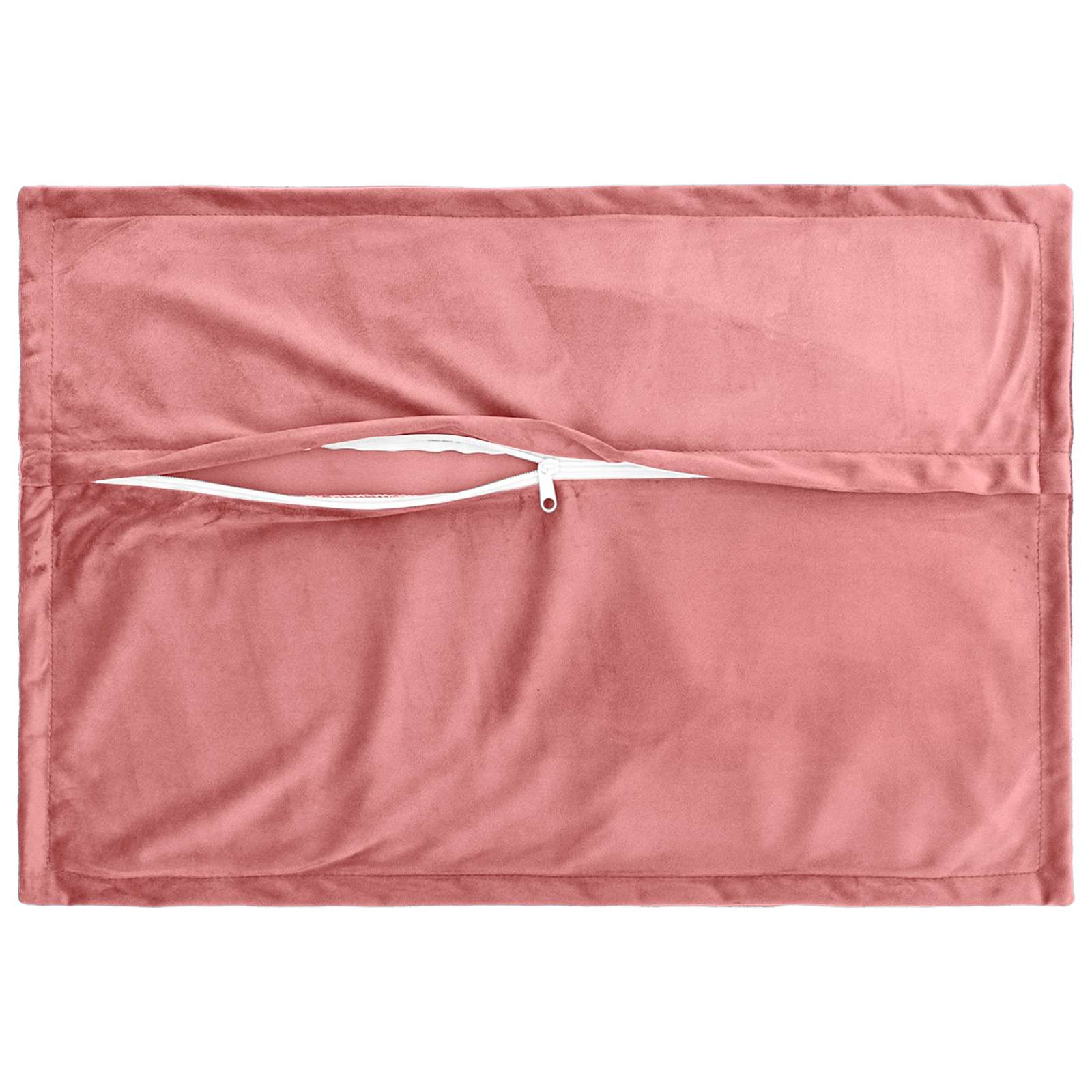 Kussen met kussen HOUTEN 2 st Roze fluweel image 3