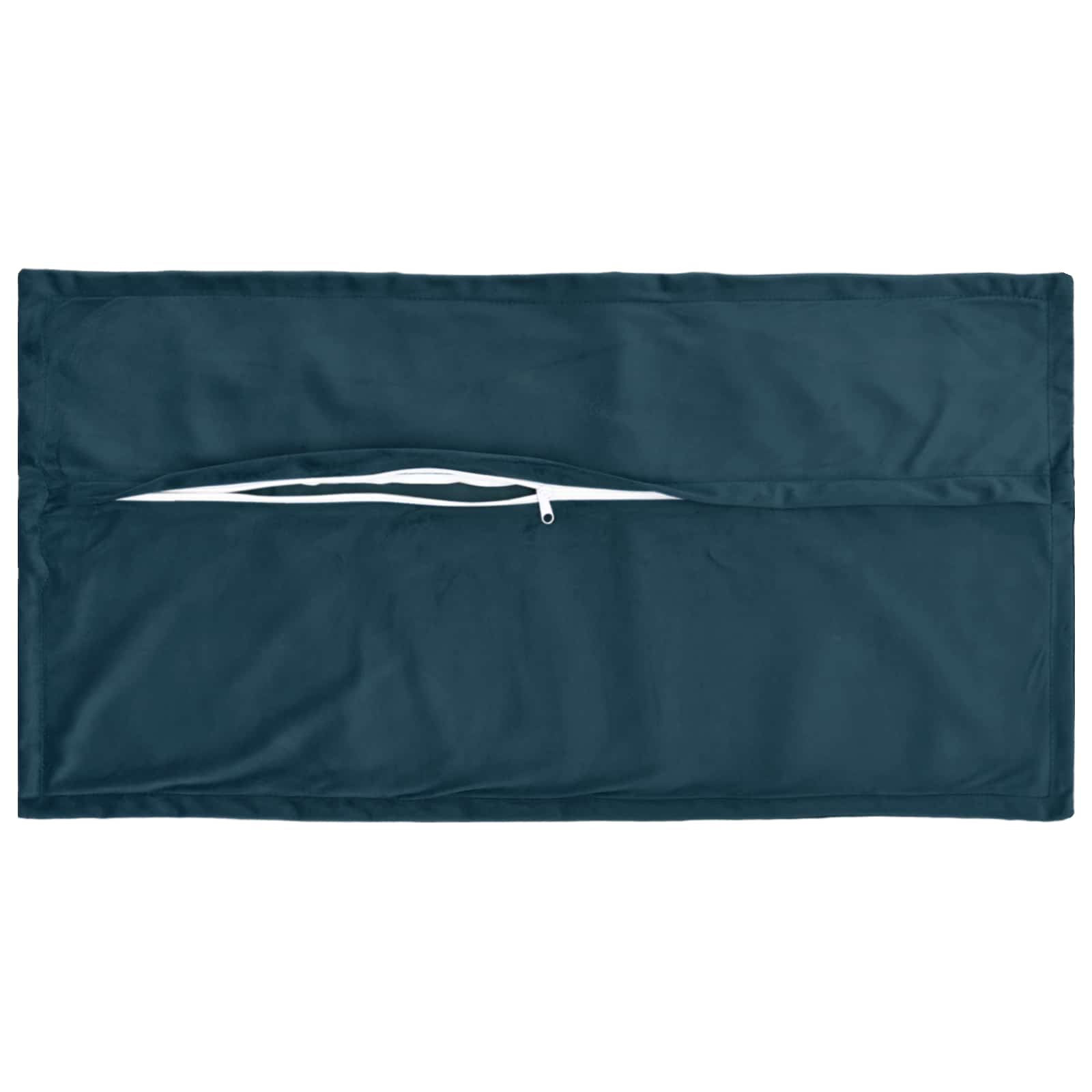 Kussen met kussen HOUTEN 12 st Blauw fluweel image 3