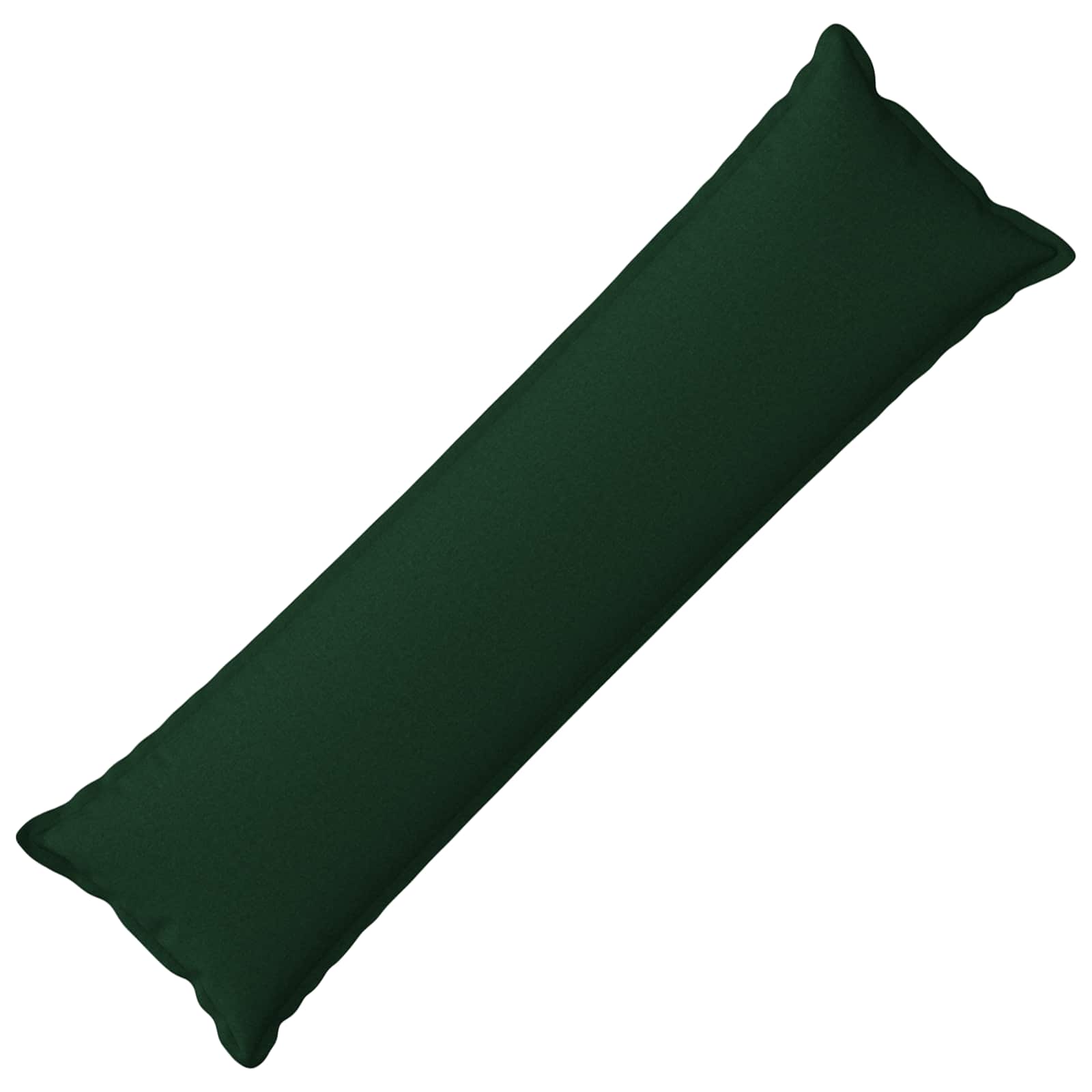 Kussen met kussen HOUTEN Donkergroen 40 x 145 cm Faux Linnen image 1