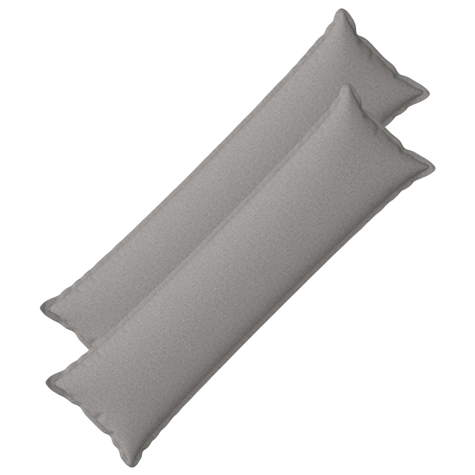 Kussen met kussen HOUTEN 2 st Wolkengrijs Faux Linnen image 1