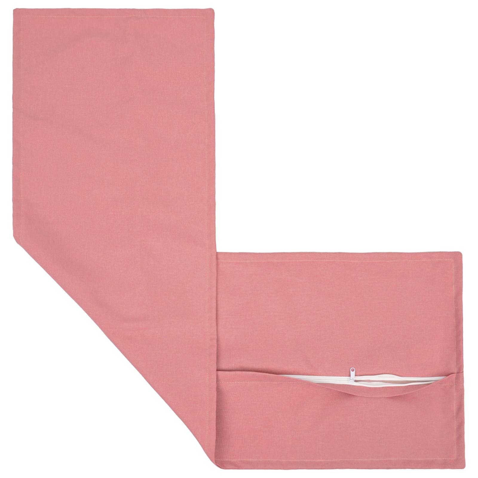 Kussen met kussen HOUTEN 2 st Roze Faux Linnen image 3