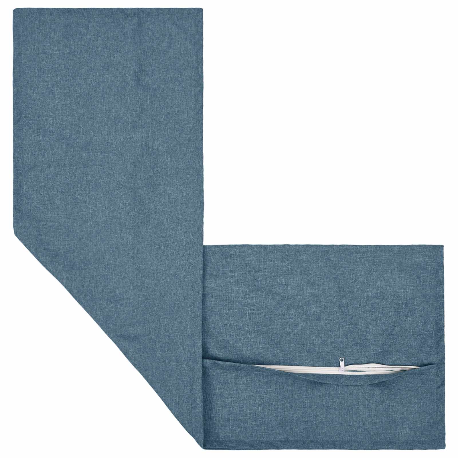 Kussen met kussen HOUTEN Jeans Blauw 40 x 145 cm Faux Linnen image 3